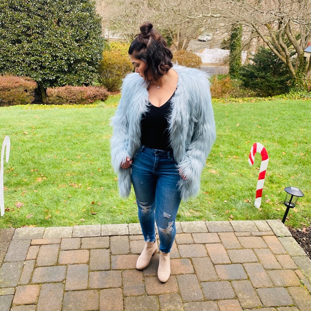 Faux fur jacket